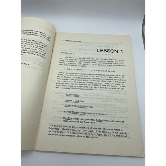 Elementary English by Charles A Ward American School Workbook 1976 Grammer - Picture 6 of 16